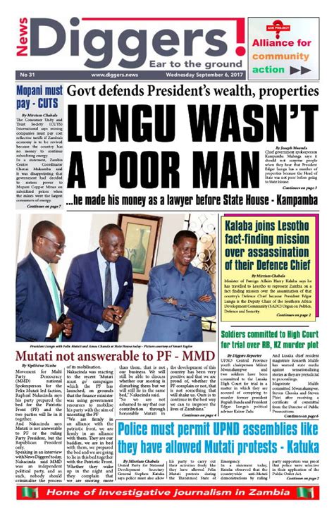 Zambia Newspapers & News Media .